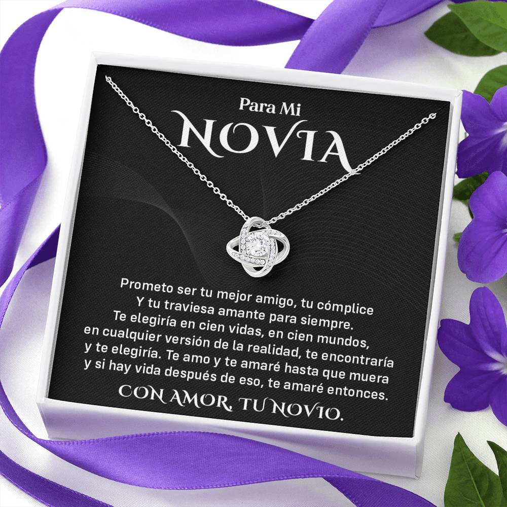 Collar Para Mi Novia Collar Para Mi Novia Regalo Romántico  Regalo Para Enamorados Collar Con Promesa De Amor Collar Para Parejas Enamoradas Collar Con Texto De Amor Joyería De Amor Para Ella Regalo Con Mensaje Personalizado Para Novia Collar Para Mi Alma