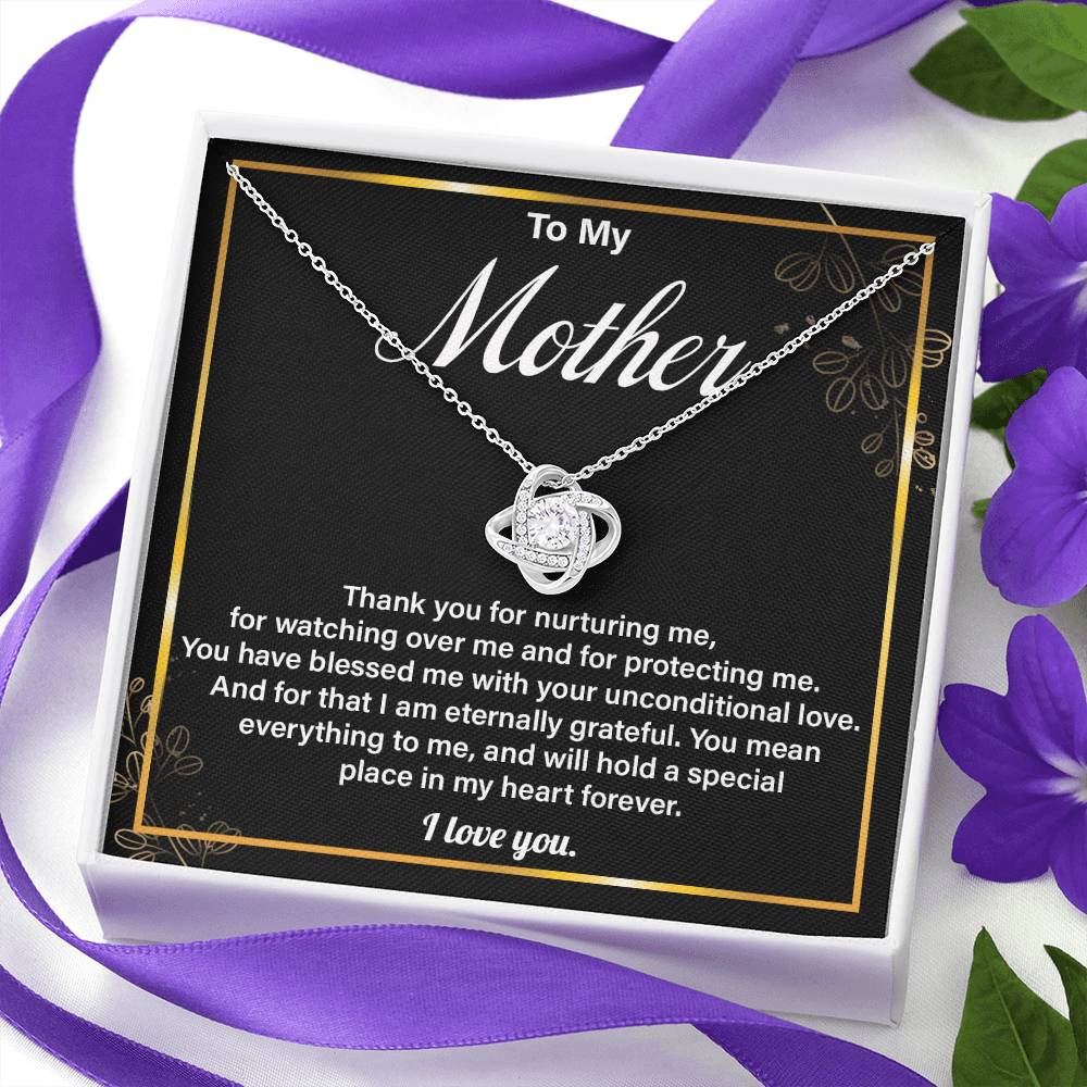 Mom Necklace Gift from Daughter – Gift Box Message