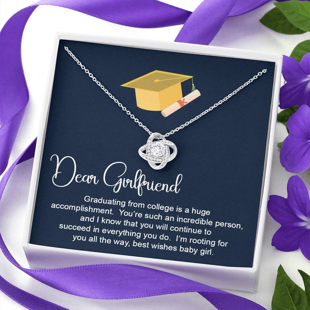 Dear Girlfriend Necklace Girlfriend Graduation Necklace Gift Gift For Graduation Necklace For Girlfriend Proud Of You Graduation Necklace Best Wishes Necklace For Girlfriend Sentimental Gift For Girlfriend Necklace For Girlfriend Necklace For Girlfriend