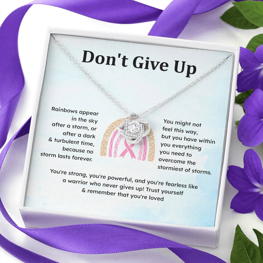 Don't Give Up Strength In Adversity Jewelry Don't Give Up Necklace Gift From Your Husband Meaningful Gift Supportive Gift Motivational Jewelry Never Give Up Necklace Breast Cancer Necklace For Soulmate Personal Growth Jewelry