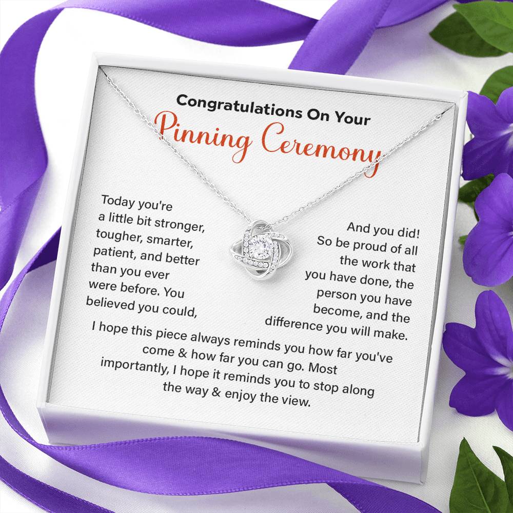 Congratulations On Your Pinning Ceremony Strength And Determination Jewelry Enjoy The View Necklace Best Wishes Necklace Path To Success Necklace Personal Growth Jewelry Motivational Jewelry For New Beginnings Meaningful Gift For Graduates