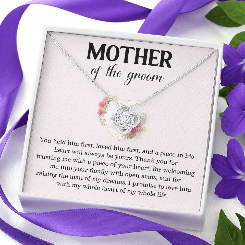 To The Mother Of The Groom Mother Of The Groom Necklace Gift Sentimental Jewelry For Mother Of The Groom Emotional Keepsake For Mother Jewelry Gift For Groom's Mom Special Gift For Groom's Mom Meaningful Gift For Groom's Mother