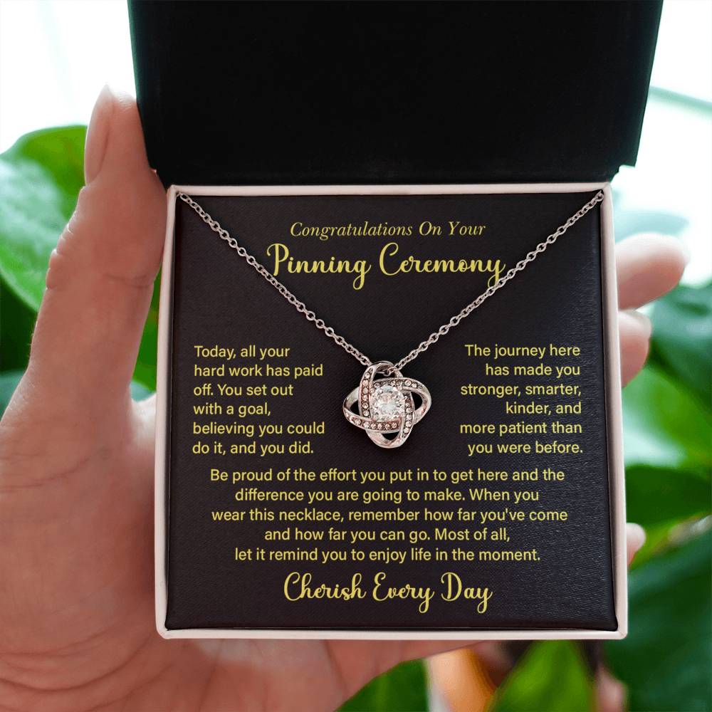 Congratulations On Your Pinning Ceremony Necklace Pinning Ceremony Necklace Gift Congratulations Pinning Ceremony Jewelry Journey Of Success Necklace Pinning Ceremony Milestone Necklace Necklace To Celebrate Hard Work Pinning Ceremony Keepsake Jewelry