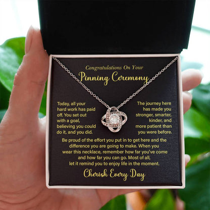 Congratulations On Your Pinning Ceremony Necklace Pinning Ceremony Necklace Gift Congratulations Pinning Ceremony Jewelry Journey Of Success Necklace Pinning Ceremony Milestone Necklace Necklace To Celebrate Hard Work Pinning Ceremony Keepsake Jewelry