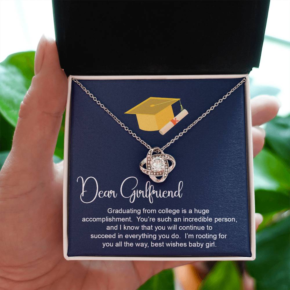 Dear Girlfriend Necklace Girlfriend Graduation Necklace Gift Gift For Graduation Necklace For Girlfriend Proud Of You Graduation Necklace Best Wishes Necklace For Girlfriend Sentimental Gift For Girlfriend Necklace For Girlfriend Necklace For Girlfriend