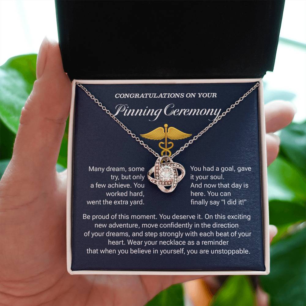 Congratulations On Your Pinning Ceremony Necklace Pinning Ceremony Necklace Gift Congratulations Pinning Ceremony Jewelry Believe In Yourself Necklace Jewelry For New Adventure Graduation Necklace Gift Necklace For Graduates