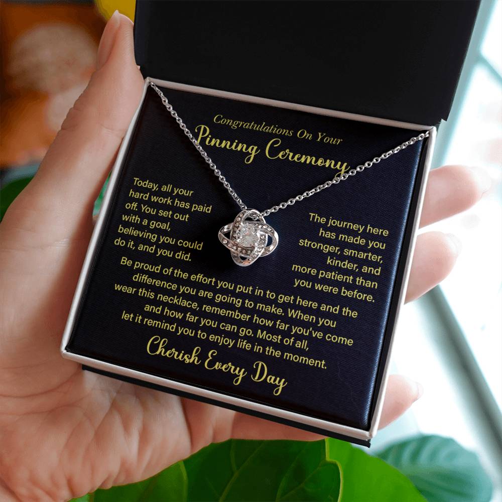 Congratulations On Your Pinning Ceremony Necklace Pinning Ceremony Necklace Gift Congratulations Pinning Ceremony Jewelry Journey Of Success Necklace Pinning Ceremony Milestone Necklace Necklace To Celebrate Hard Work Pinning Ceremony Keepsake Jewelry