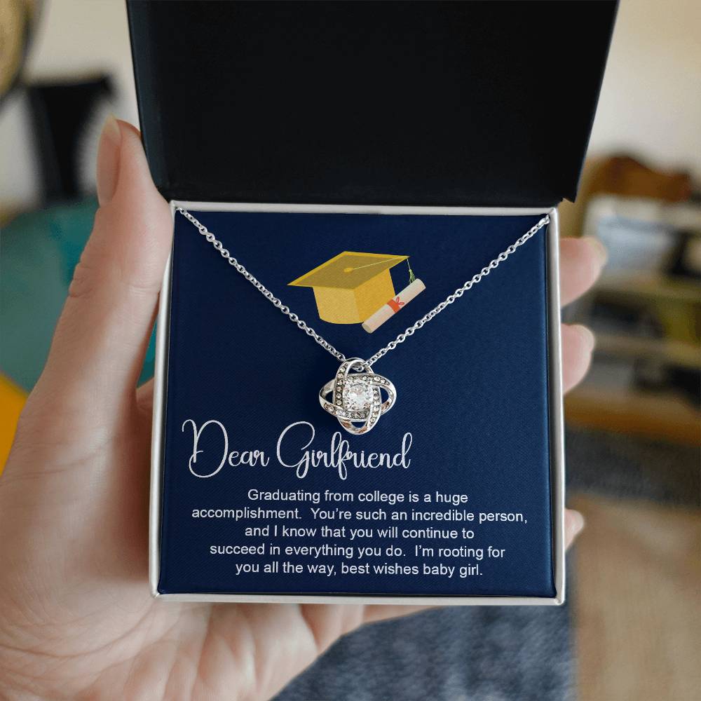 Dear Girlfriend Necklace Girlfriend Graduation Necklace Gift Gift For Graduation Necklace For Girlfriend Proud Of You Graduation Necklace Best Wishes Necklace For Girlfriend Sentimental Gift For Girlfriend Necklace For Girlfriend Necklace For Girlfriend