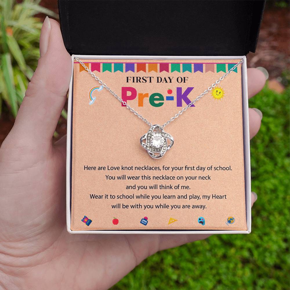 First Day of Pre-K Necklace Gift for Daughter or Granddaughter