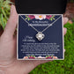 18th Birthday Necklace for Granddaughter With Message Card