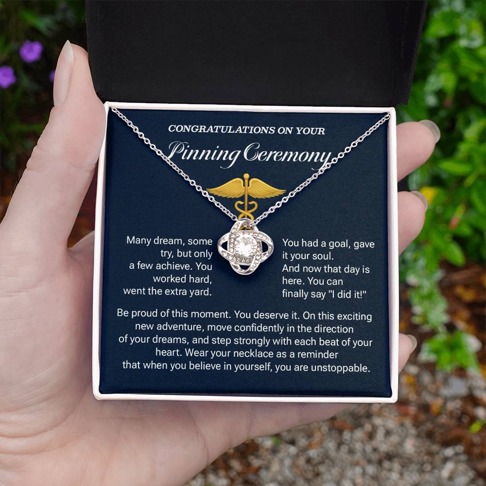 Congratulations On Your Pinning Ceremony Necklace Pinning Ceremony Necklace Gift Congratulations Pinning Ceremony Jewelry Believe In Yourself Necklace Jewelry For New Adventure Graduation Necklace Gift Necklace For Graduates