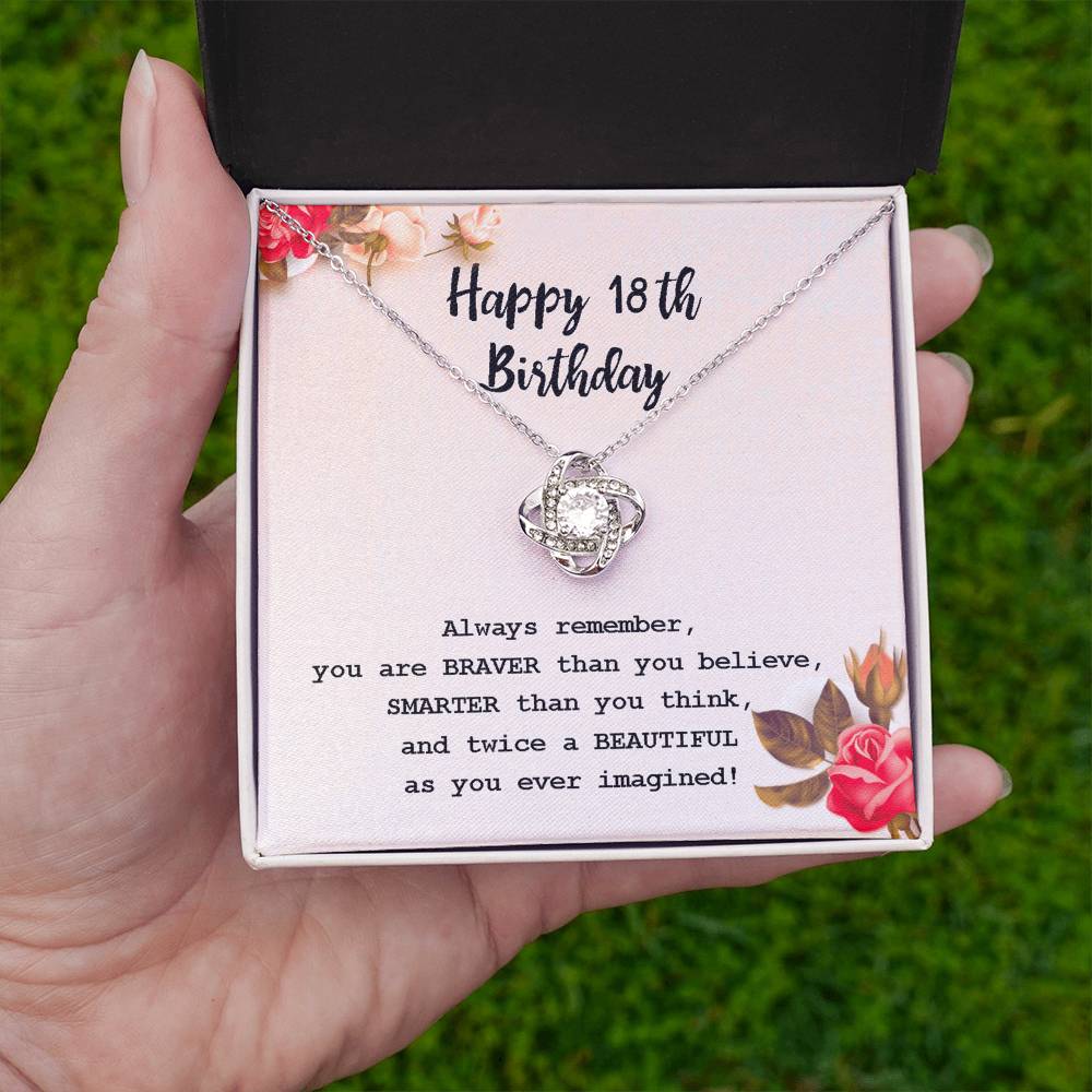 18th Birthday Gift for Her – Inspirational Necklace
