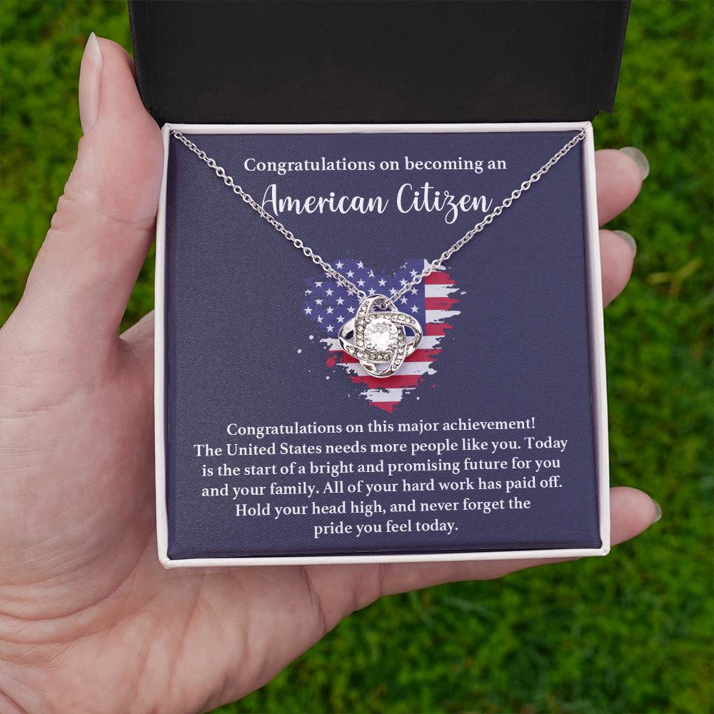 Congratulations Necklace For New American Citizen Proud To Be An American Necklace Proud To Be An American Necklace Gift For Citizenship Milestone Necklace For Proud New U.s. Citizen Gift For Becoming A U.s. Citizen Necklace For U.s. Citizenship Journey