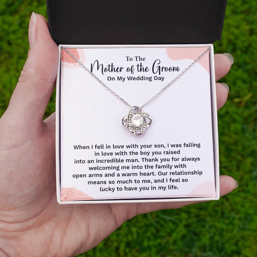 To the Groom's Mother on My Wedding Day Groom’s mother wedding gift Wedding necklace for mother-in-law Heartfelt message for groom’s mom Special gift for groom’s mom Necklace gift for groom’s mother on wedding day Meaningful gift for groom’s mother