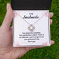 Soulmate Necklace Gift for Her with Love Note