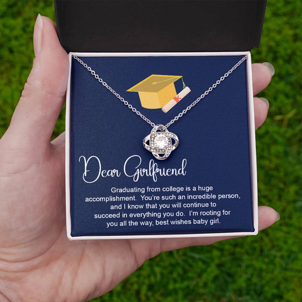 Dear Girlfriend Necklace Girlfriend Graduation Necklace Gift Gift For Graduation Necklace For Girlfriend Proud Of You Graduation Necklace Best Wishes Necklace For Girlfriend Sentimental Gift For Girlfriend Necklace For Girlfriend Necklace For Girlfriend