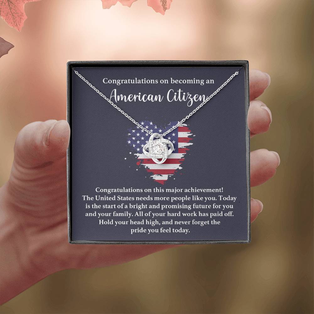 Congratulations Necklace For New American Citizen Proud To Be An American Necklace Proud To Be An American Necklace Gift For Citizenship Milestone Necklace For Proud New U.s. Citizen Gift For Becoming A U.s. Citizen Necklace For U.s. Citizenship Journey