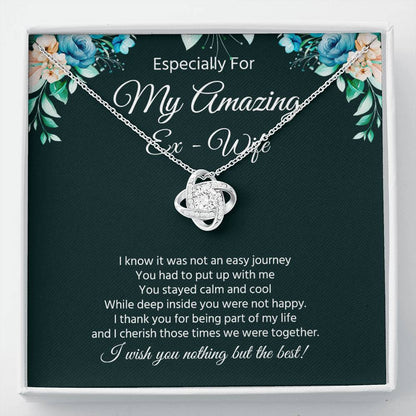 Necklace Gift for Ex-Wife – Thoughtful Message Card