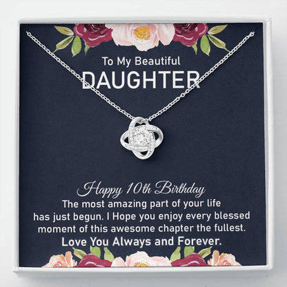10th Birthday Necklace for Beautiful Daughter