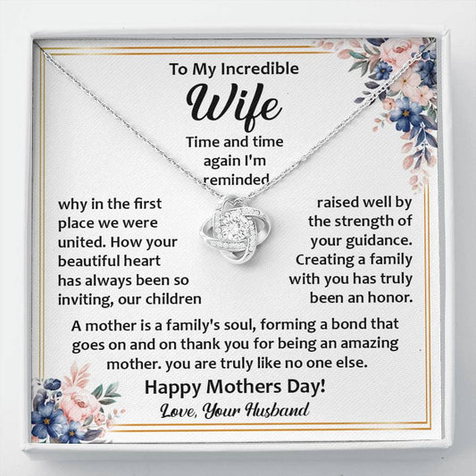 Mother’s Day Necklace Gift for Wife from Husband