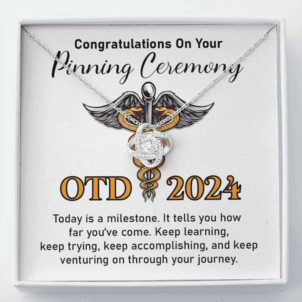 Congratulations On Your Otd 2024 Pinning Ceremony Necklace Otd 2024 Pinning Ceremony Necklace Pinning Ceremony Milestone Necklace Congratulations Pinning Ceremony Jewelry Otd 2024 Graduation Necklace Gift Necklace For Celebrating