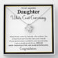 White Coat Ceremony Gift For Daughter Necklace With Gift Box