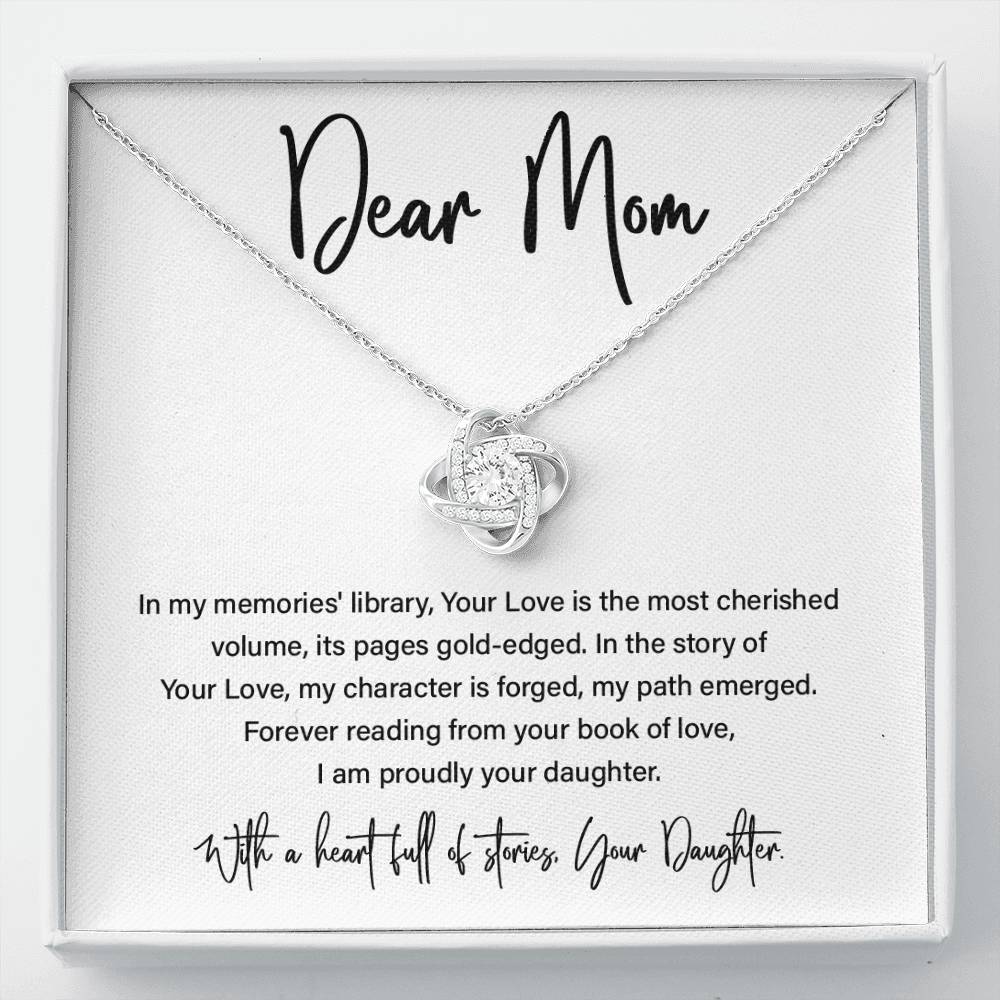 Dear Mom, Best Necklace Gift From Daughters To Mom Inspirational Necklace Gift Best Mother’s Day Necklace Gift Mother-daughter Bond Necklace Gift Jewelry Gift Necklace With Message Thoughtful Gift Necklace Sentimental Necklace Gift