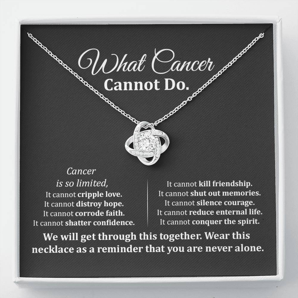 Inspirational Cancer Support Necklace Gift