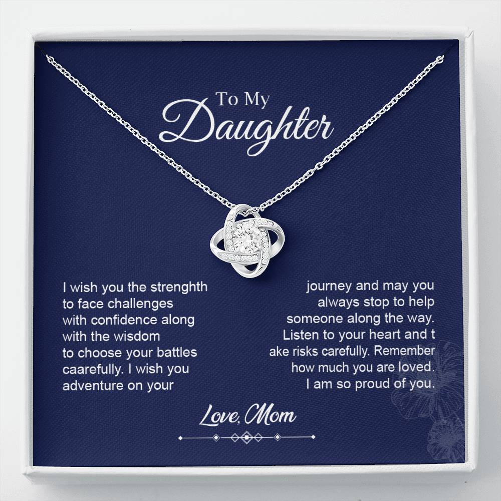 Confidence & Love – Mom to Daughter Necklace Gift