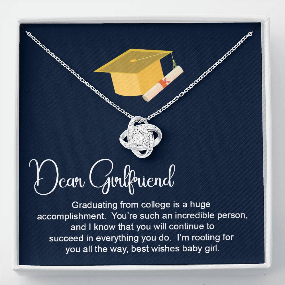 Dear Girlfriend Necklace Girlfriend Graduation Necklace Gift Gift For Graduation Necklace For Girlfriend Proud Of You Graduation Necklace Best Wishes Necklace For Girlfriend Sentimental Gift For Girlfriend Necklace For Girlfriend Necklace For Girlfriend