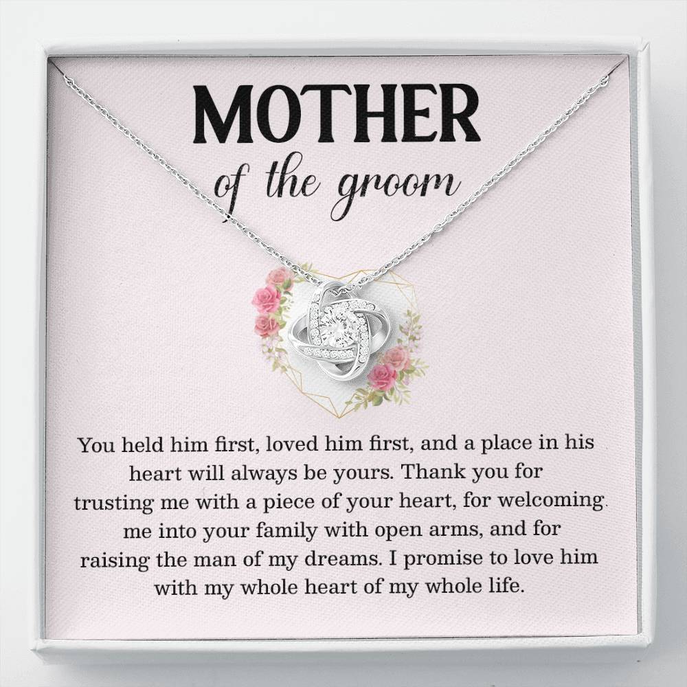 To The Mother Of The Groom Mother Of The Groom Necklace Gift Sentimental Jewelry For Mother Of The Groom Emotional Keepsake For Mother Jewelry Gift For Groom's Mom Special Gift For Groom's Mom Meaningful Gift For Groom's Mother