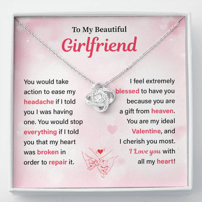 Beautiful Girlfriend Valentine’s Necklace Gift