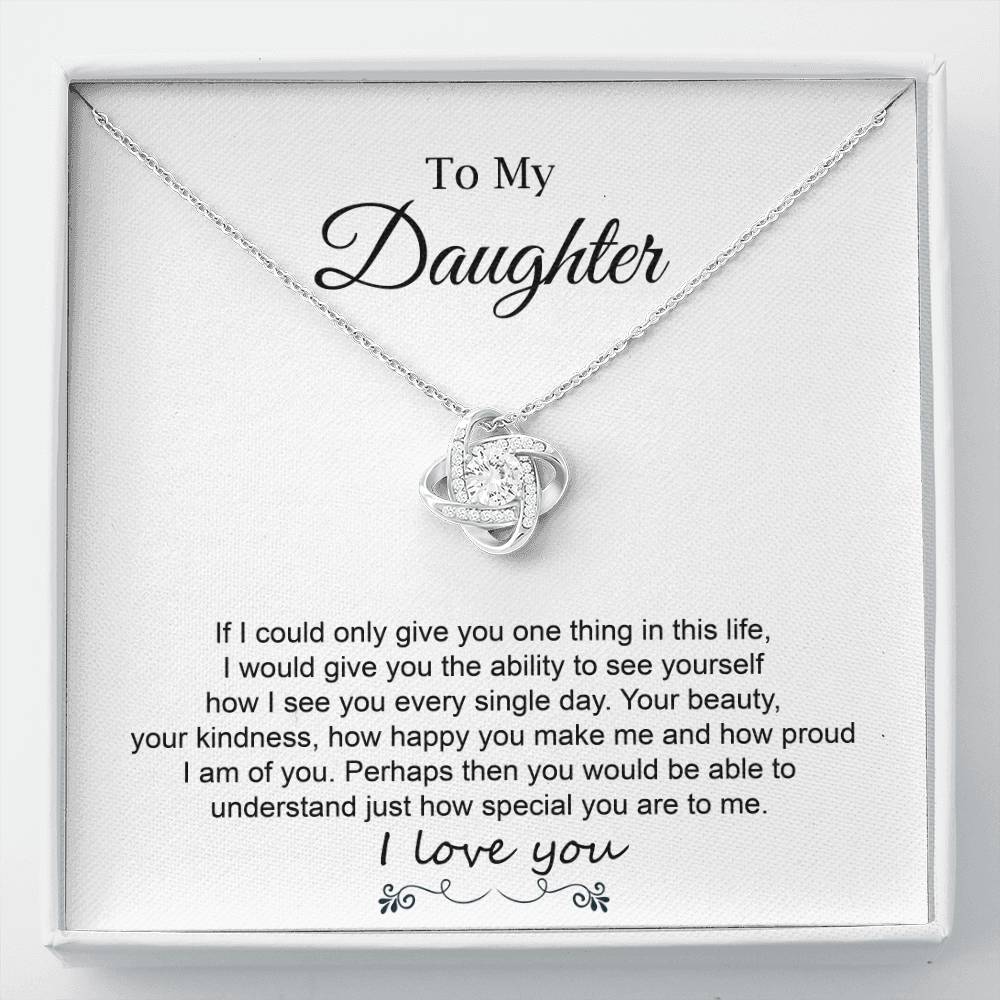 You Are So Special – Daughter Gift Necklace With Message Card