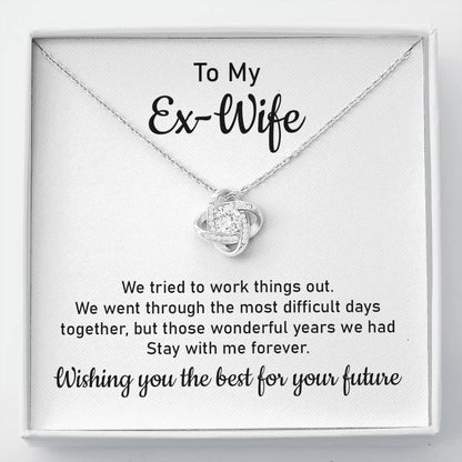 To My Ex-Wife Necklace Gift – Closure & Respect Note