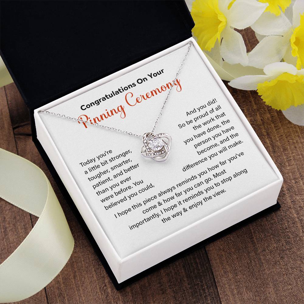 Congratulations On Your Pinning Ceremony Strength And Determination Jewelry Enjoy The View Necklace Best Wishes Necklace Path To Success Necklace Personal Growth Jewelry Motivational Jewelry For New Beginnings Meaningful Gift For Graduates