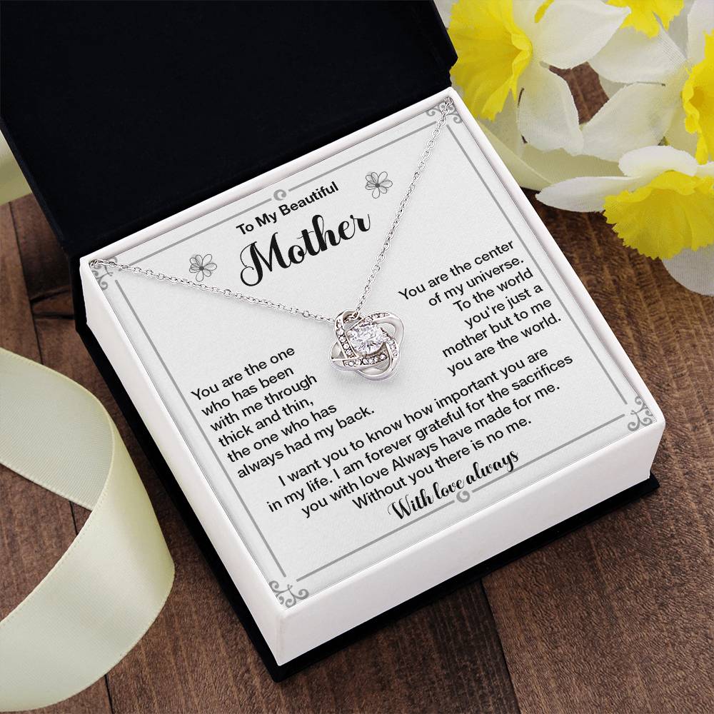 To My Beautiful Mother I Want To Know How Important You Are In My Life Mother's Day Gift Ideas For Mom