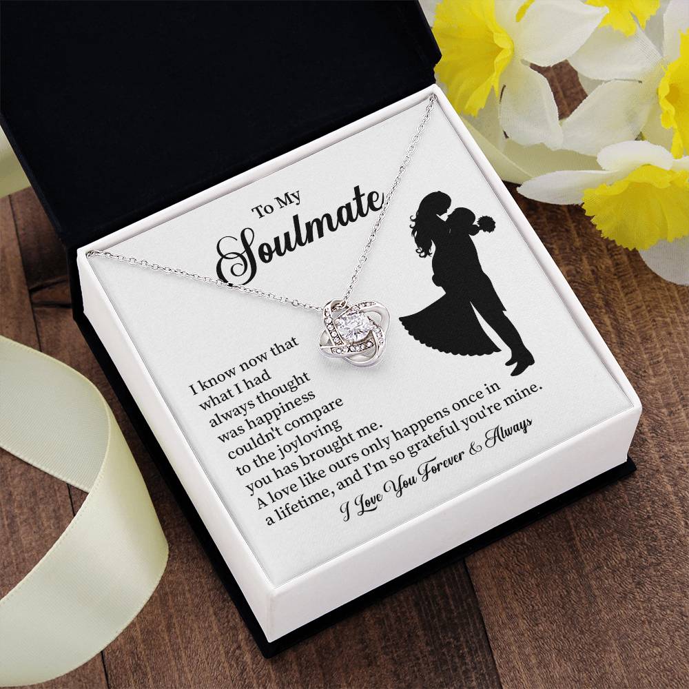 Soulmate Necklace – Gift for Wife or Girlfriend with Romantic Message