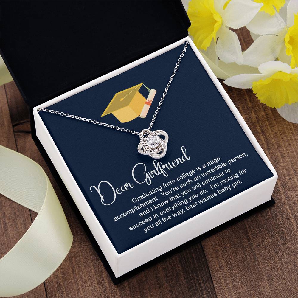 Dear Girlfriend Necklace Girlfriend Graduation Necklace Gift Gift For Graduation Necklace For Girlfriend Proud Of You Graduation Necklace Best Wishes Necklace For Girlfriend Sentimental Gift For Girlfriend Necklace For Girlfriend Necklace For Girlfriend