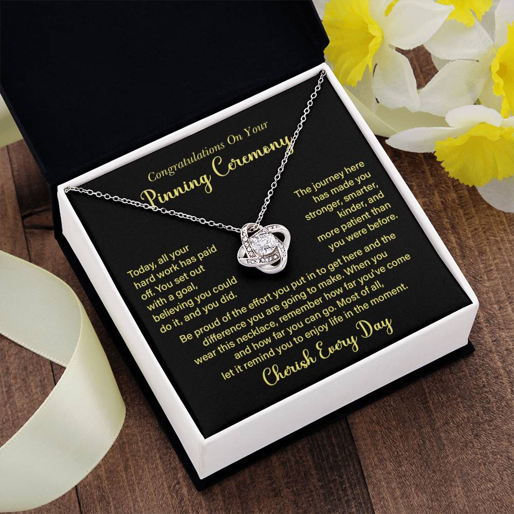 Congratulations On Your Pinning Ceremony Necklace Pinning Ceremony Necklace Gift Congratulations Pinning Ceremony Jewelry Journey Of Success Necklace Pinning Ceremony Milestone Necklace Necklace To Celebrate Hard Work Pinning Ceremony Keepsake Jewelry