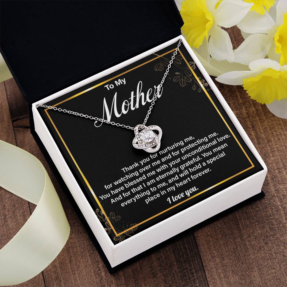 Mom Necklace Gift from Daughter – Gift Box Message