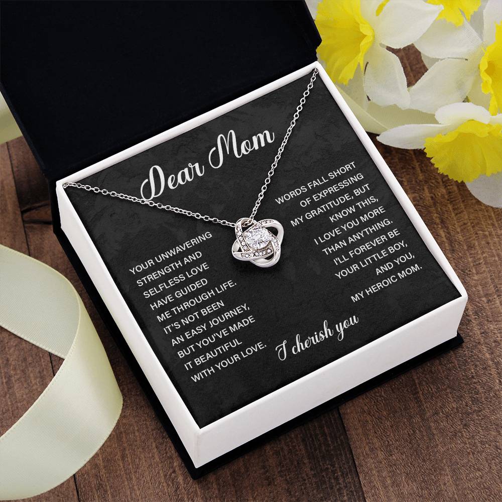 Dear Mom Dear Mom Necklace Gift Thoughtful Gift For Mom Unique Gift For Mother-child Bond Meaningful Gift For Mom Proud Son Gift For Mom Special Occasion Gift For Mom Best Mom Ever Necklace Spiritual Bond With Mom Necklace