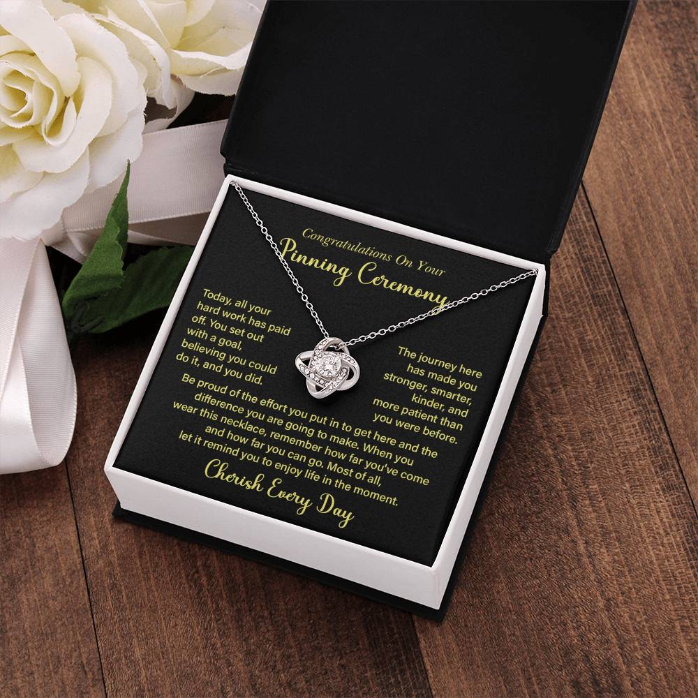 Congratulations On Your Pinning Ceremony Necklace Pinning Ceremony Necklace Gift Congratulations Pinning Ceremony Jewelry Journey Of Success Necklace Pinning Ceremony Milestone Necklace Necklace To Celebrate Hard Work Pinning Ceremony Keepsake Jewelry