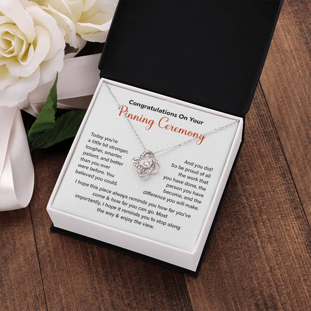 Congratulations On Your Pinning Ceremony Strength And Determination Jewelry Enjoy The View Necklace Best Wishes Necklace Path To Success Necklace Personal Growth Jewelry Motivational Jewelry For New Beginnings Meaningful Gift For Graduates