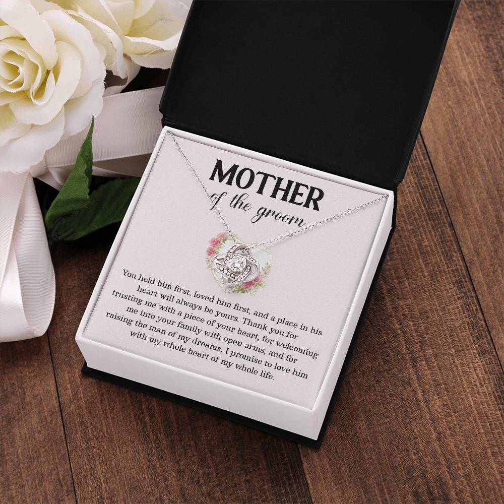 To The Mother Of The Groom Mother Of The Groom Necklace Gift Sentimental Jewelry For Mother Of The Groom Emotional Keepsake For Mother Jewelry Gift For Groom's Mom Special Gift For Groom's Mom Meaningful Gift For Groom's Mother