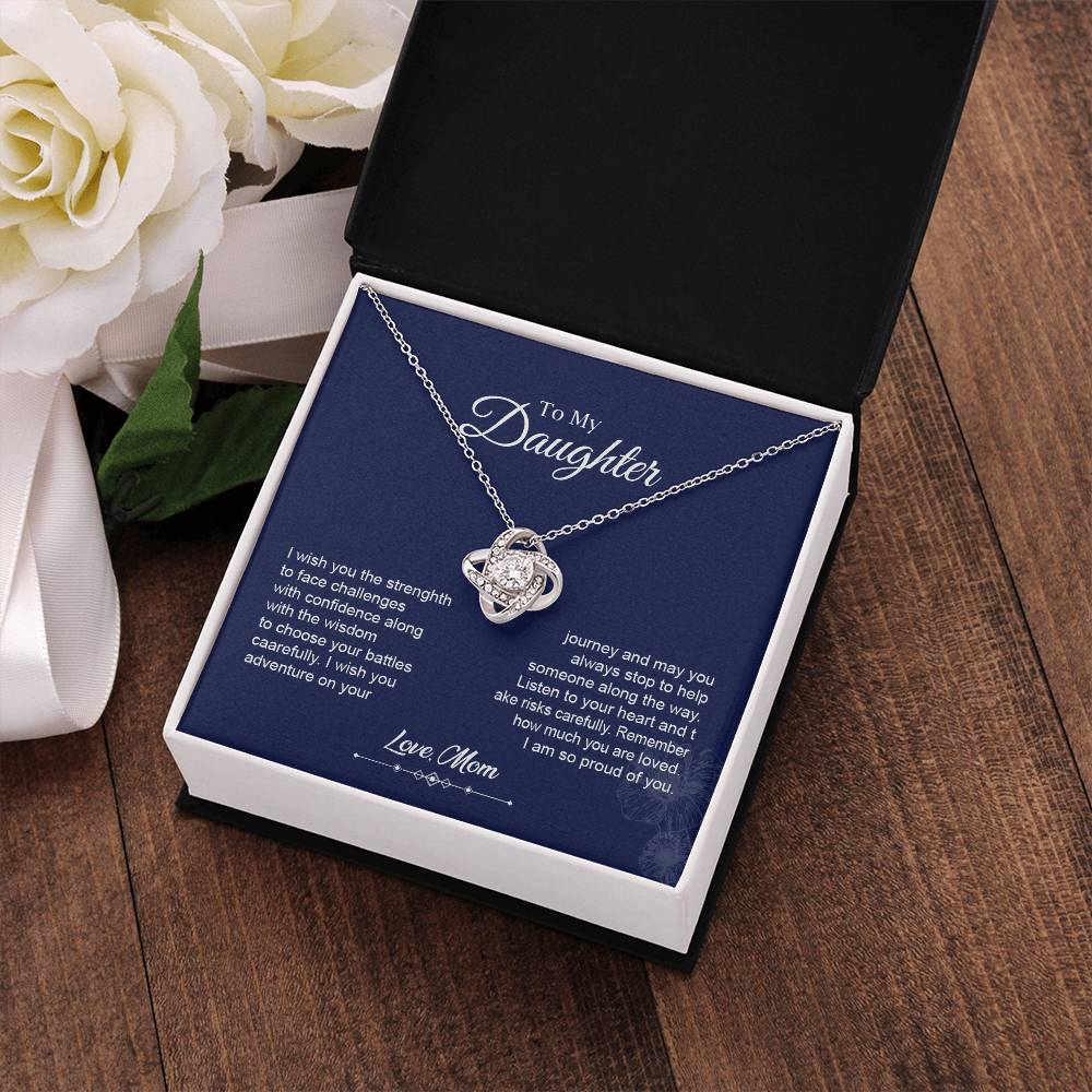 Confidence & Love – Mom to Daughter Necklace Gift