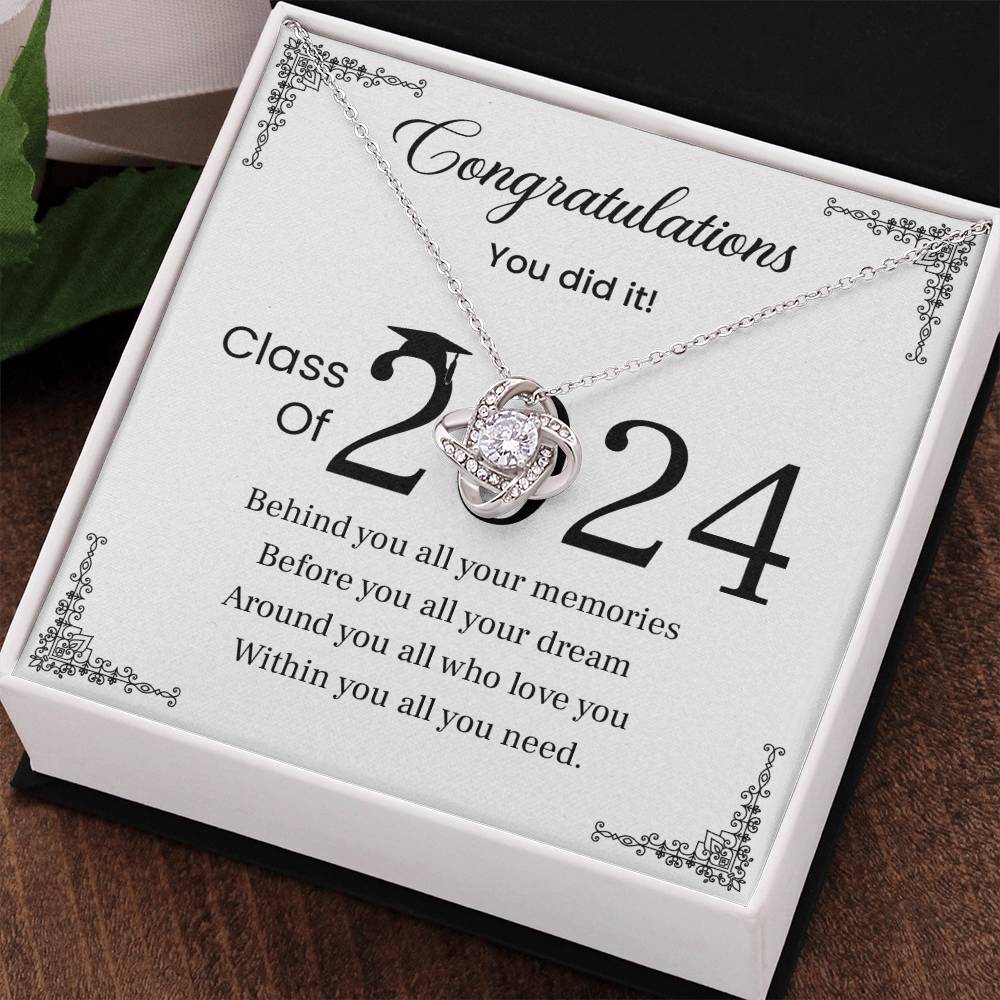 Congratulations Class Of 2024 Necklace Necklace For Bright Memories Celebrate Your Potential Necklace Necklace For Your Unique Gift For Class Of 2024 Celebration Proud Graduate Necklace Necklace For Future Dreams Class Of 2024 Graduation Necklace