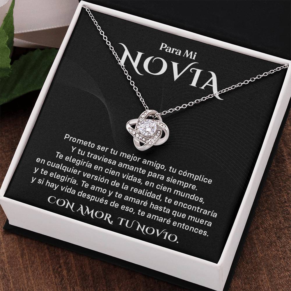 Collar Para Mi Novia Collar Para Mi Novia Regalo Romántico  Regalo Para Enamorados Collar Con Promesa De Amor Collar Para Parejas Enamoradas Collar Con Texto De Amor Joyería De Amor Para Ella Regalo Con Mensaje Personalizado Para Novia Collar Para Mi Alma