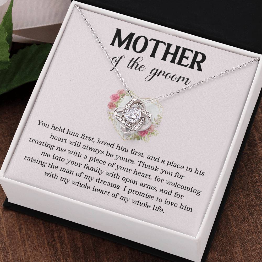 To The Mother Of The Groom Mother Of The Groom Necklace Gift Sentimental Jewelry For Mother Of The Groom Emotional Keepsake For Mother Jewelry Gift For Groom's Mom Special Gift For Groom's Mom Meaningful Gift For Groom's Mother