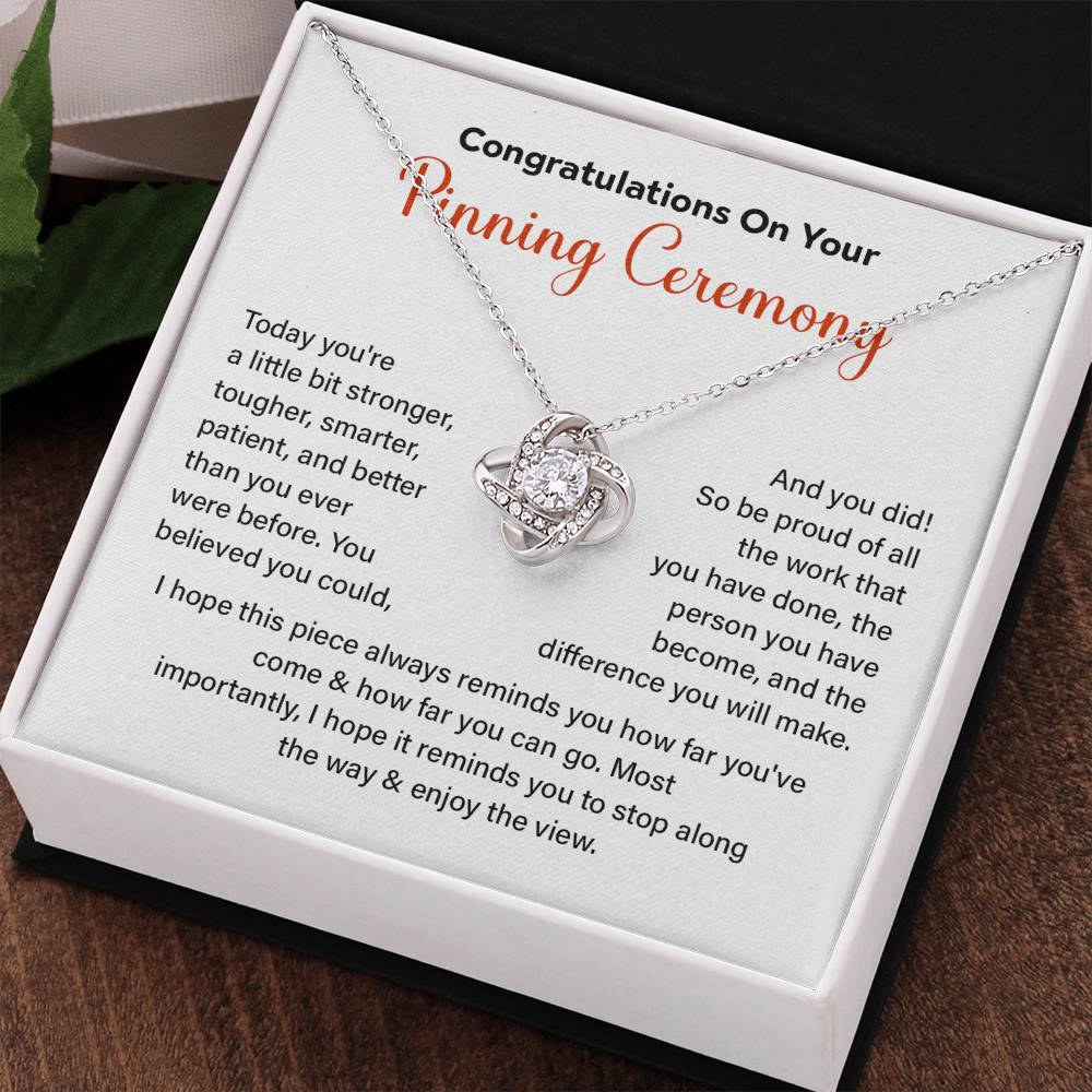 Congratulations On Your Pinning Ceremony Strength And Determination Jewelry Enjoy The View Necklace Best Wishes Necklace Path To Success Necklace Personal Growth Jewelry Motivational Jewelry For New Beginnings Meaningful Gift For Graduates