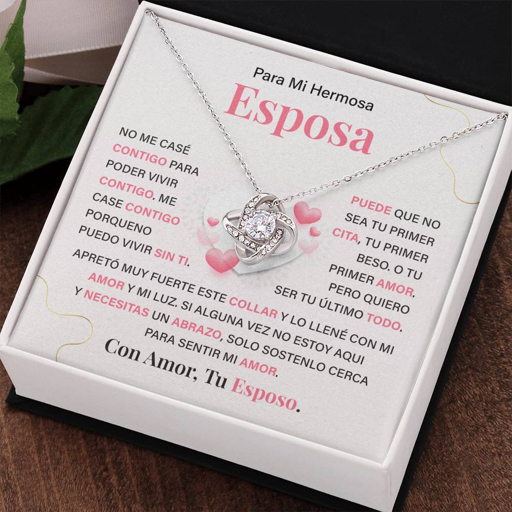 Collar para Esposa con Tarjeta de Amor de Esposo